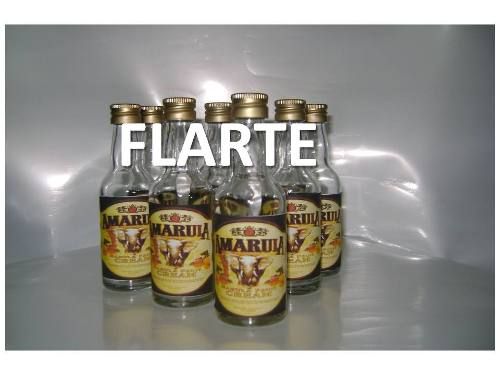 10 Mini Garrafinha Personalizada Em Vidro